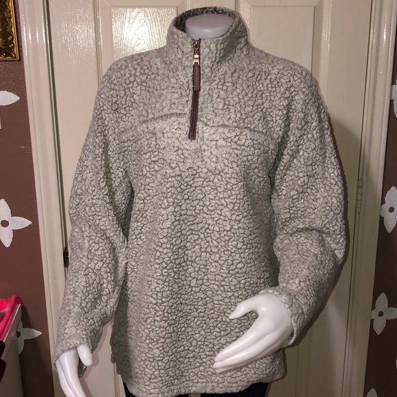 true grit sherpa pullover